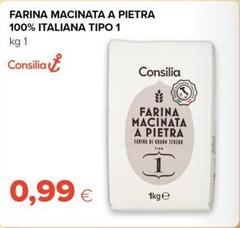 Consilia - Farina Macinata A Pietra 100% Italiana Tipo 1