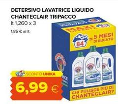 Chanteclair - Detersivo Lavatrice Liquido Tripacco