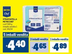 Metro chef - Stracciatella