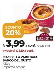 Banco del gusto - Ciambella Variegata