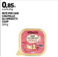 Coop - Patè Per Cani Con Pollo Gli Spesotti