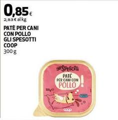 Coop - Patè Per Cani Con Pollo Gli Spesotti