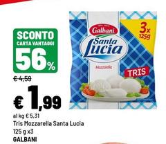 Galbani - Tris Mozzarella Santa Lucia