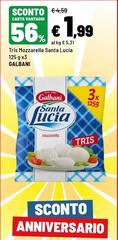 Galbani - Tris Mozarella Santa Lucia