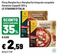 Le stagioni d'italia - Pizza Margherita O Margherita Integrale Surgelate Senatore Cappelli