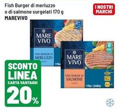 Marevivo - Fish Burger Di Merluzzo O Di Salmone Surgelati