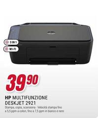 HP - Multifunzione Deskjet 2921
