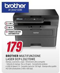 Brother - Multifunzione Laser DCP-L2627DWE