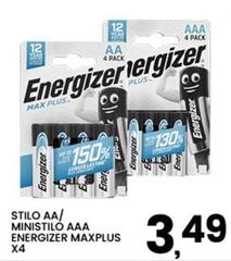 Energizer - Stilo Aa/ Ministilo Aaa Maxplus