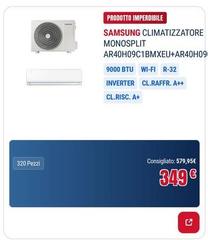 Samsung - Climatizzatore Monosplit AR40H09C18MXEu+AR40H09