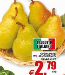 Opera Pere William's Bianco