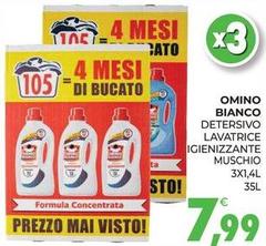 Omino Bianco - Detersivo Lavatrice Igienizzante Muschio