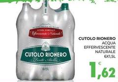 Cutolo rionero - Acqua Effervescente Naturale