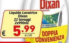 Dixan - Liquido Lavatrice