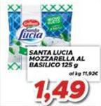 Santa lucia - Santa Lucia Mozzarella Al Basilico