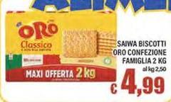 Saiwa - Biscotti Oro Confezione Famiglia