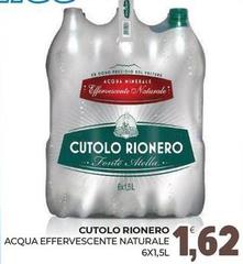 Cutolo rionero - Acqua Effervescente Naturale