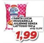 Santa lucia - Mozzarella Julienne Senza Lattosio