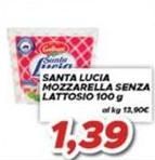 Santa lucia - Santa Lucia Mozzarella Senza Lattosio
