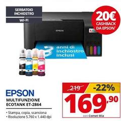 Epson - Multifunzione EcoTank ET-2864
