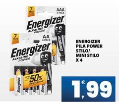 Energizer - Pila Power Stilo/Mini Stilo X 4