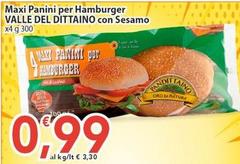 Maxi -  Panini Per Hamburger