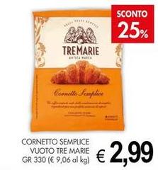 Tre Marie - Cornetto Semplice
