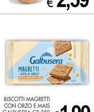 Galbusera - Biscotti Magretti Con Orzo E Mais