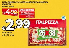 Italpizza - Pizza Surgelata 26x38 Margherita O Farcita
