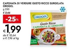Orogel - Caponata Di Verdure Gusto Ricco Surgelata