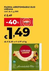 Loriana - Piadina Arrotondabile Olio