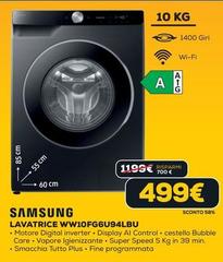Samsung - Lavatrice WW10FG6U94LBU