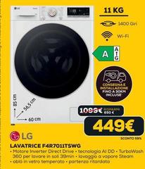 LG - Lavatrice F4R7011TSWG
