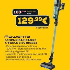 Rowenta - Scopa Ricaricabile X-Force 8.80 RH1833