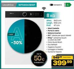 Hisense - Lavatrice WF5I8043BWF 