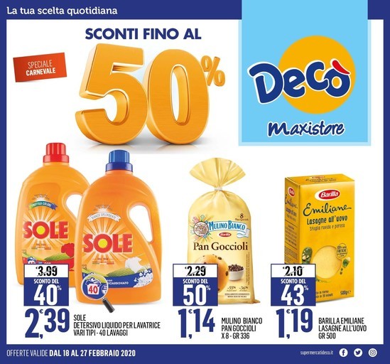 SCARICARE VOLANTINO DECO
