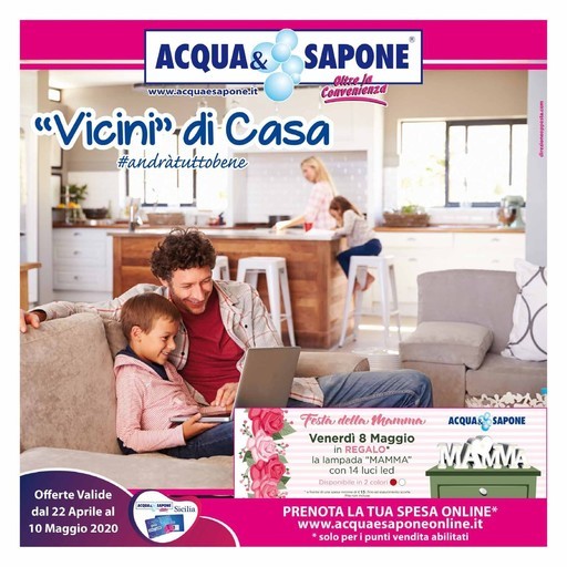 scarica volantino acqua e sapone