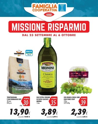 Volantino Famiglia Cooperativa Coop A Pergine Valsugana Offerte E Negozi Volantinofacile It