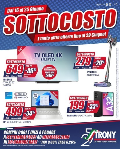Volantino Trony a Firenze: offerte e negozi | VolantinoFacile.it