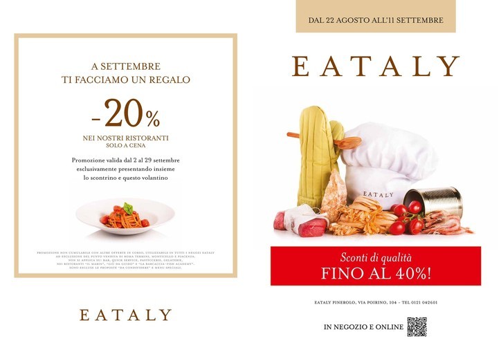 Volantino Eataly