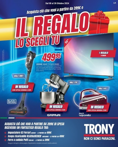 Trony - Il regalo lo scegli tu da Trony!