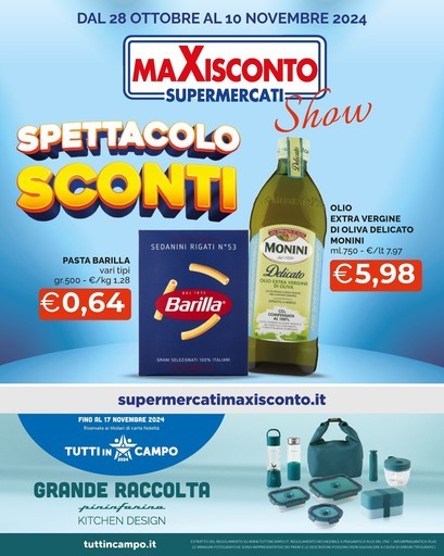 Maxisconto Supermercati - Spettacolo sconti