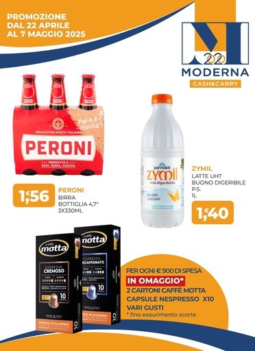 Moderna Cash - Promozione dal 22 aprile al 7 maggio