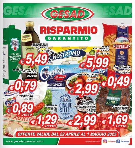 Volantino Gesad Supermercati