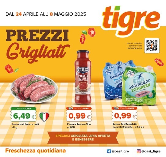 Volantino Tigre