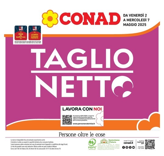 Conad - TAGLIO NETTO
