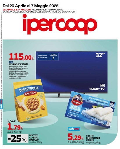 Ipercoop - Dal 23 aprile al 7 maggio 2025