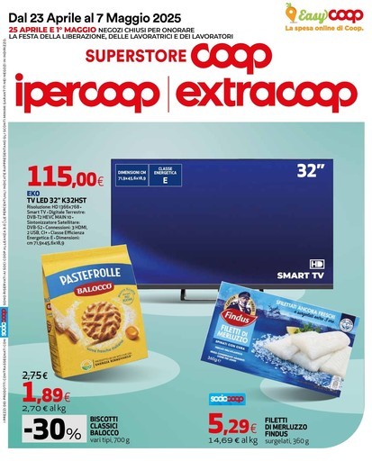Ipercoop - Dal 23 aprile al 7 maggio 2025