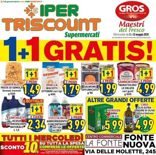 Ipertriscount - 1+1 gratis!