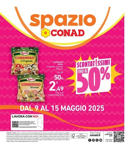 Spazio Conad - SCONTATISSIMI FINO AL 50%